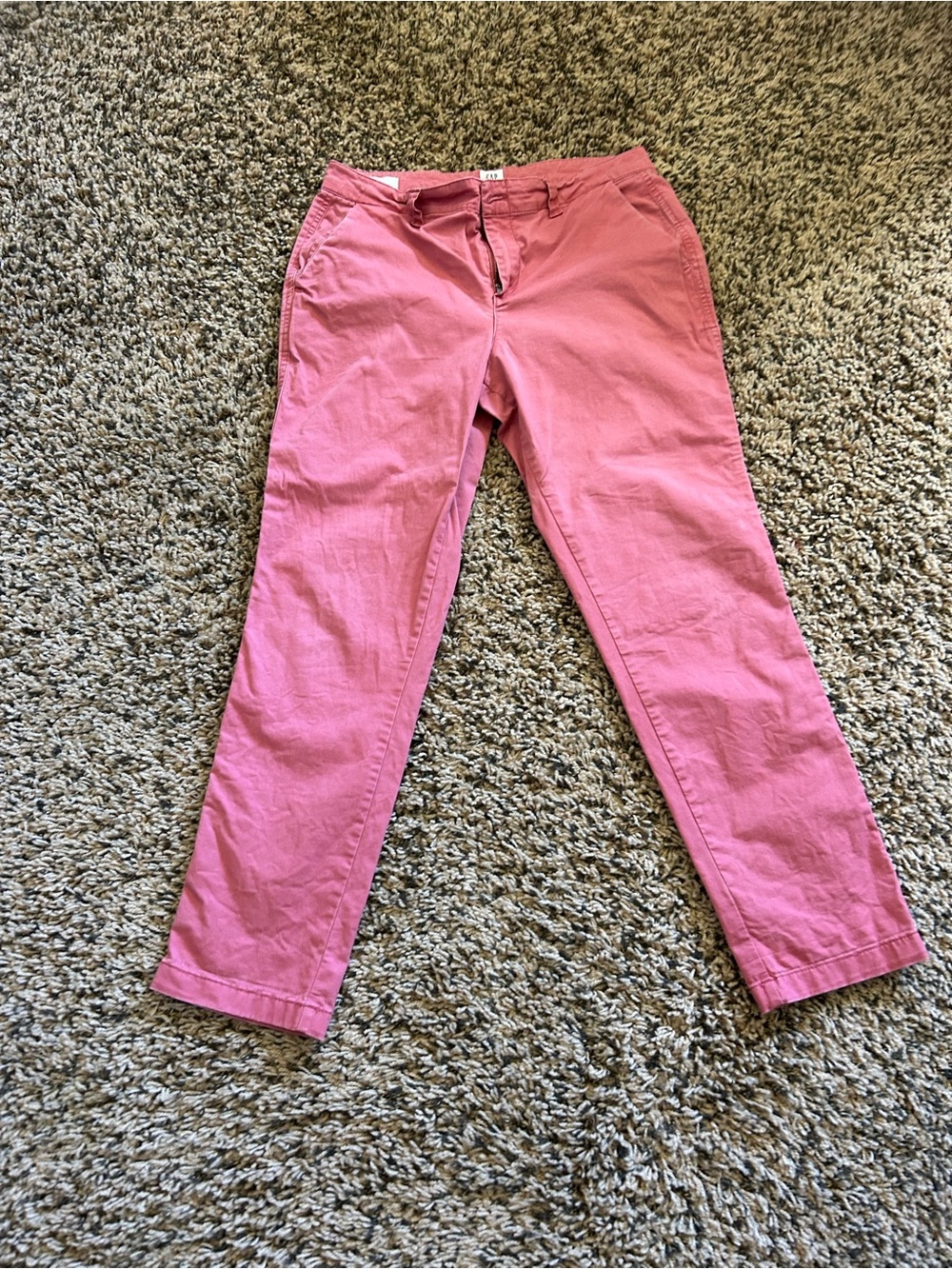 GAP Women's Rose Pink Girlfriend chinos.